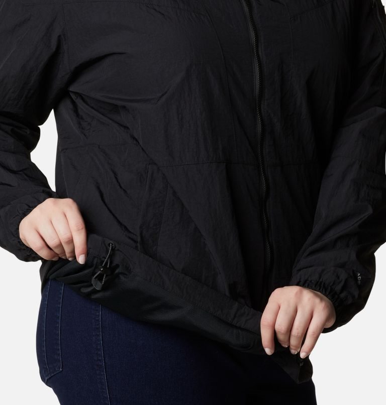 Women's Columbia Wallowa Park Lined Jackets Black | Plus Size CA-BL356